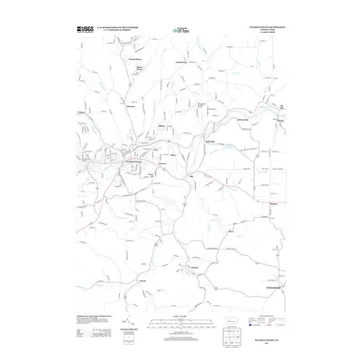 2013 Map of Punxsutawney, 2013 Print