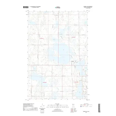2019 Map of Puposky Lake, 2019 Print