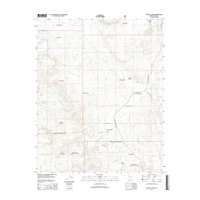 2014 Map of Purcell Canyon, 2014 Print