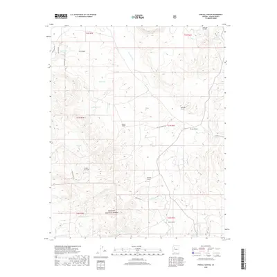 2018 Map of Purcell Canyon, 2018 Print
