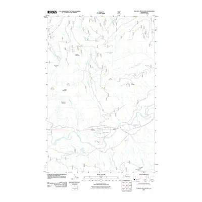 2011 Map of Purcell Mountain, 2011 Print