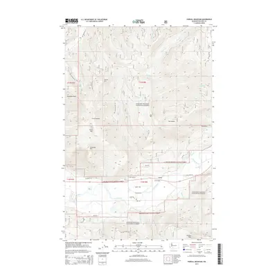 2014 Map of Purcell Mountain, 2014 Print