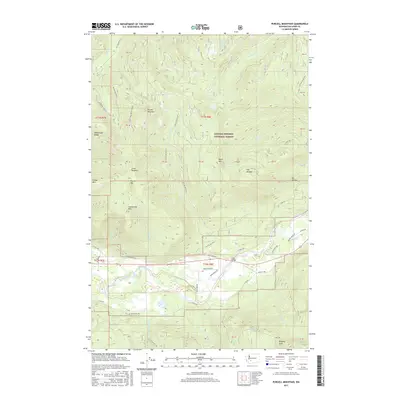 2017 Map of Purcell Mountain, 2017 Print