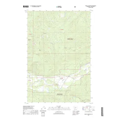 2020 Map of Purcell Mountain, 2020 Print