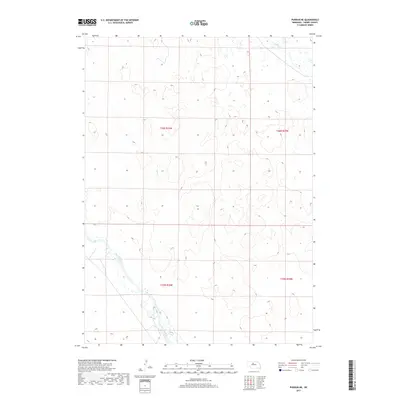 2017 Map of Purdum NE, 2017 Print