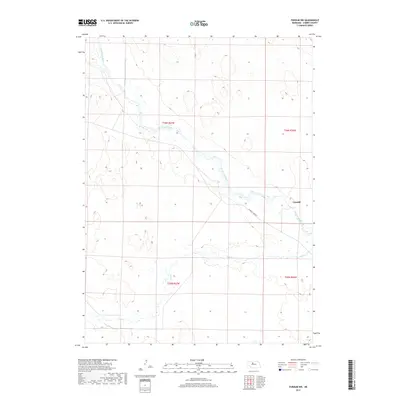 2017 Map of Purdum NW, 2017 Print