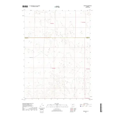 2017 Map of Purdum SW, 2017 Print