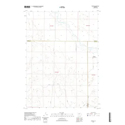 2017 Map of Purdum, 2017 Print