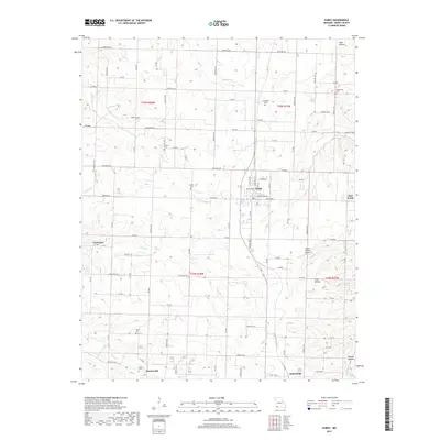 2017 Map of Purdy, 2017 Print