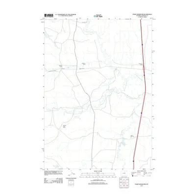 2012 Map of Purdy Reservoir, 2012 Print