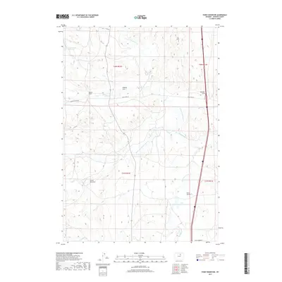 2017 Map of Purdy Reservoir, 2017 Print