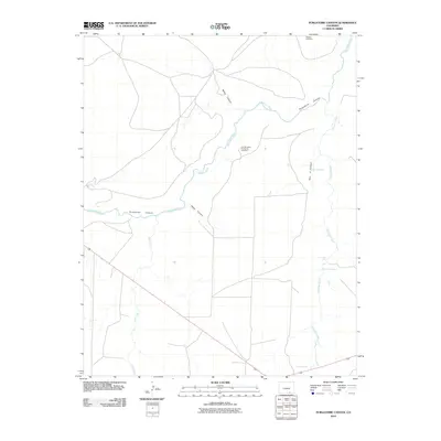 2010 Map of Purgatoire Canyon, 2010 Print