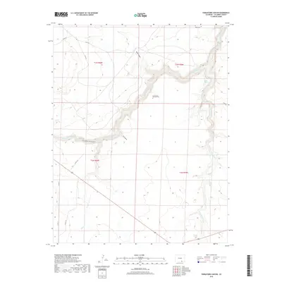 2019 Map of Purgatoire Canyon, 2019 Print