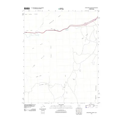 2011 Map of Purgatory Canyon, 2011 Print