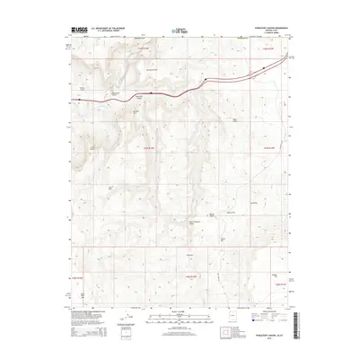 2014 Map of Purgatory Canyon, 2014 Print