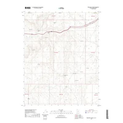 2018 Map of Purgatory Canyon, 2018 Print