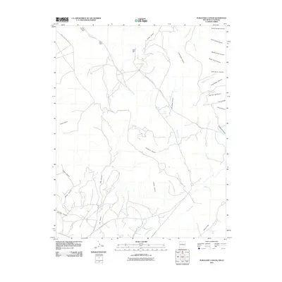 2010 Map of Purgatory Canyon, 2010 Print
