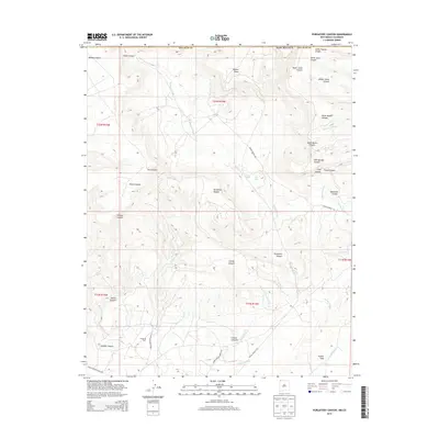 2013 Map of Purgatory Canyon, 2013 Print
