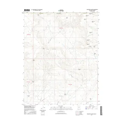 2017 Map of Purgatory Canyon, 2017 Print