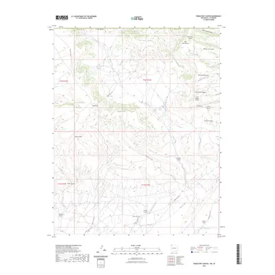 2023 Map of Purgatory Canyon, 2023 Print