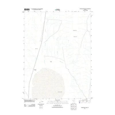 2011 Map of Purgatory Peak, 2011 Print