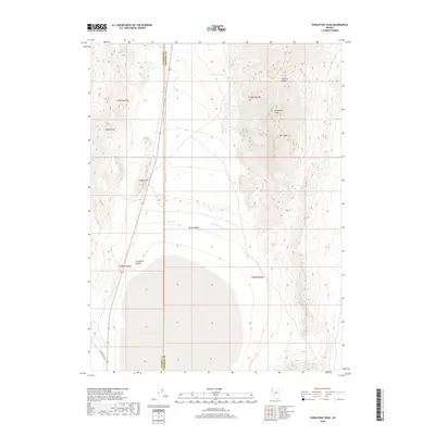 2018 Map of Purgatory Peak, 2018 Print