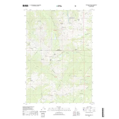 2020 Map of Purgatory Saddle, 2020 Print