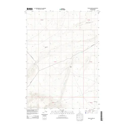 2013 Map of Purjue Canyon, 2013 Print