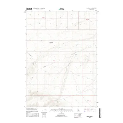 2017 Map of Purjue Canyon, 2017 Print