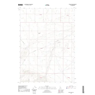 2020 Map of Purjue Canyon, 2020 Print