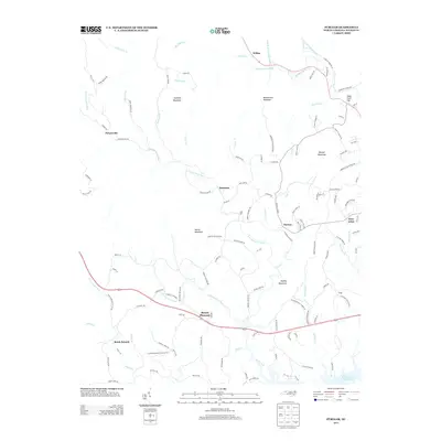 2013 Map of Purlear, 2013 Print