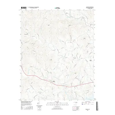 2016 Map of Purlear, 2016 Print