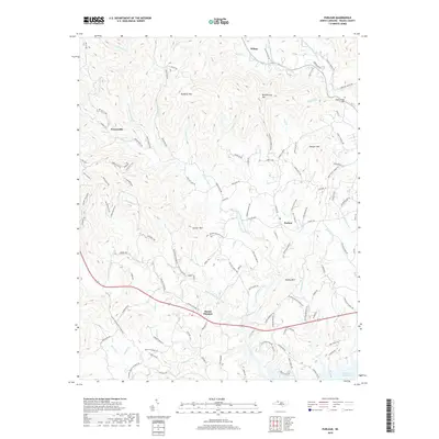 2019 Map of Purlear, 2019 Print