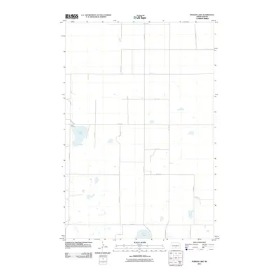 2011 Map of Pursian Lake, 2011 Print