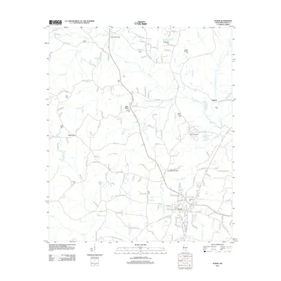 2012 Map of Purvis, 2012 Print