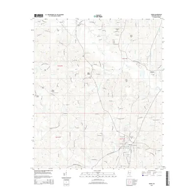 2015 Map of Purvis, 2015 Print