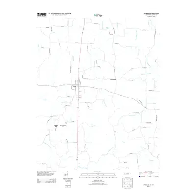 2013 Map of Puryear, 2013 Print