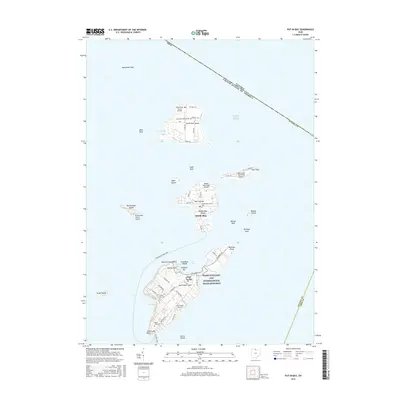 2016 Map of Put-in-Bay, 2016 Print