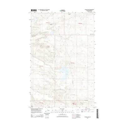2014 Map of Putnam Lake, 2014 Print