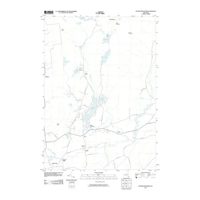 2010 Map of Putnam Mountain, 2010 Print