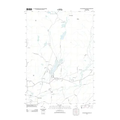 2013 Map of Putnam Mountain, 2013 Print