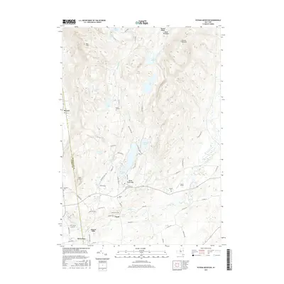 2016 Map of Putnam Mountain, 2016 Print