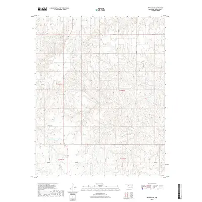 2018 Map of Putnam NW, 2018 Print