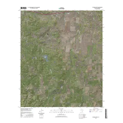 2016 Map of Putnam South, 2016 Print