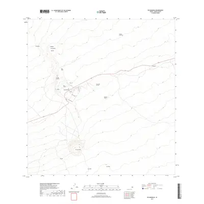 2017 Map of Puuanahulu, 2017 Print