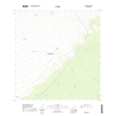 2017 Map of Puukinikini, 2017 Print