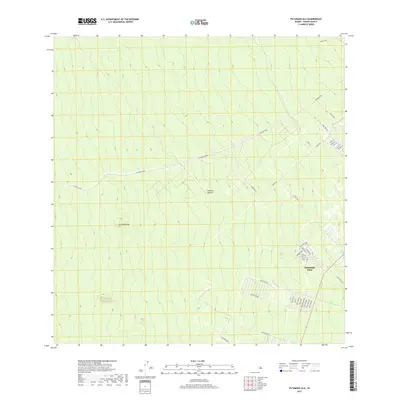 2017 Map of Puumakaala, 2017 Print