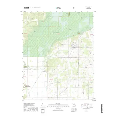 2017 Map of Puxico, 2017 Print