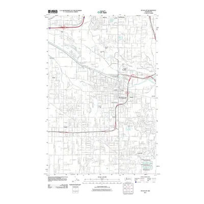 2011 Map of Puyallup, 2011 Print