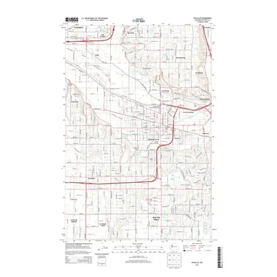 2014 Map of Puyallup, 2014 Print